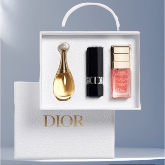 NWT Dior Travel Set Jadore Eau de Parfum Satin Lipstick Prestige Advanced Serum - Picture 10 of 10